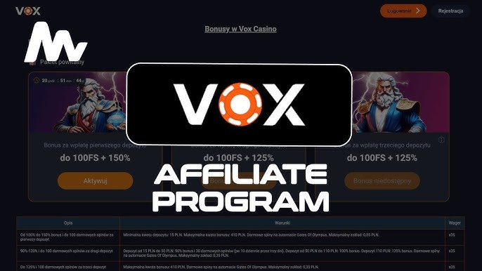 VOX Casino — nowoczesne kasyno online z szeroką ofertą gier 0